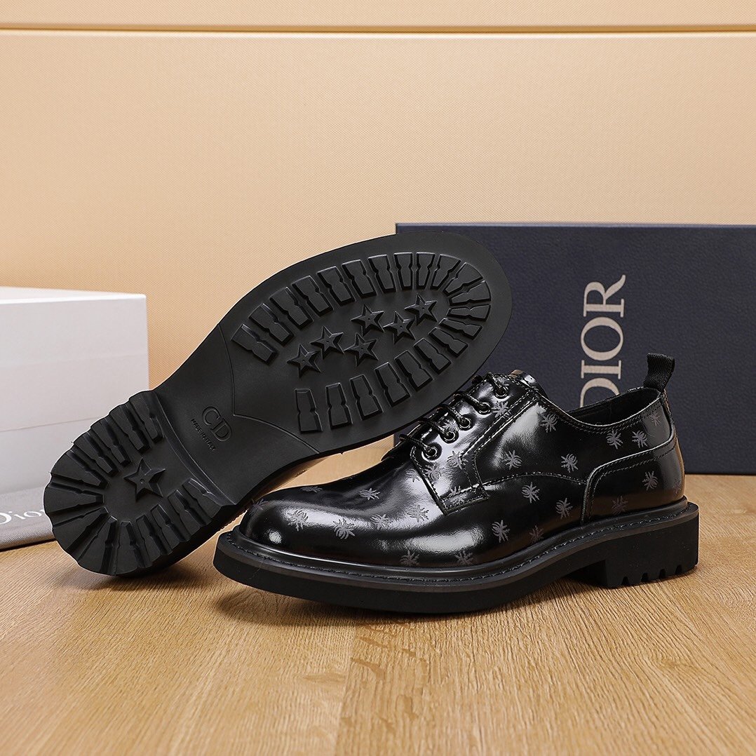 Dior Leather Shoes man 002
